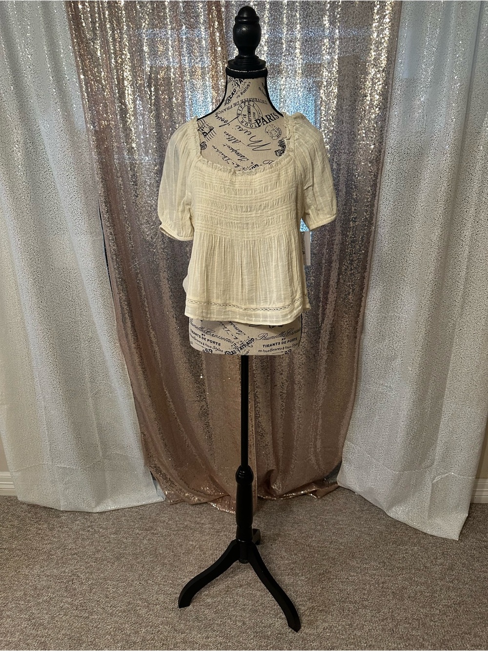 Jessica Simpson Waverly Smocked Blouse